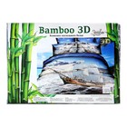 Постельное бельё "Этель Bamboo 3D" 2.0 сп Парусник 180*210 см 220*240 см 50*70 + 5 см - 2 шт. - Фото 3