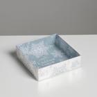 Коробка для кондитерских изделий «Let it Snow», 12 × 12 × 3 см - фото 9052219