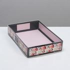 Коробка для макарун с подложками, кондитерская упаковка «Люби», 17 х 12 х 3,5 см - фото 294972346