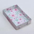 Коробка для макарун с подложками, кондитерская упаковка «Весенний подарок», 17 х 12 х 3,5 см - Фото 2