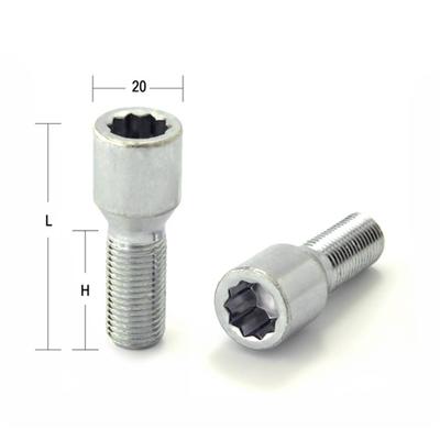 Болт M12x1,5, 58/32, под многогранник, спец. внутр, цинк