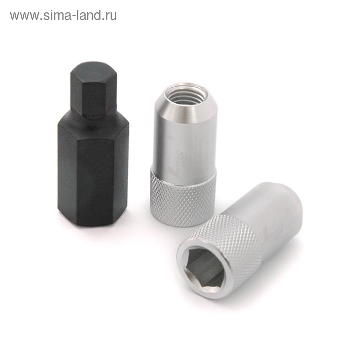 

Гайка M12x1.25, L=44, под шестигранник, спецключ внутренний, алюминиевая, 20 шт +ключ