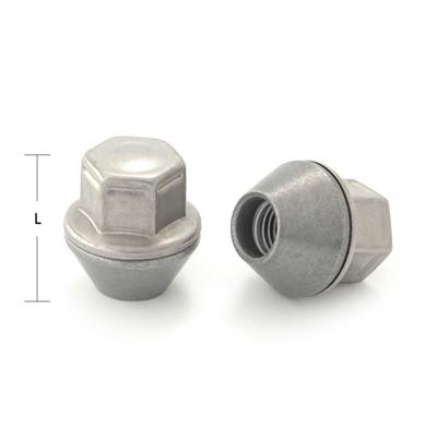 Гайка M12x1.5, L=26.4, ключ 19, конус, открытая, TNT