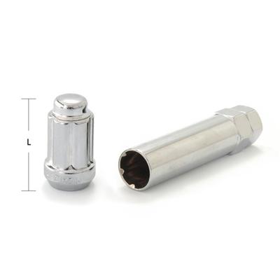 Гайка секретная M12x1,25, 34, внешний спец, хром, 20 шт +ключ