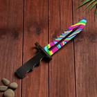 Сувенир деревянный «Штык нож», радужное лезвие - фото 3706904