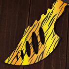 Сувенир деревянный «Топор», жёлтый леопард - фото 3854490