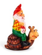 Садовая фигура из гипса «Гном на улитке», 71×34×41 см - Фото 7