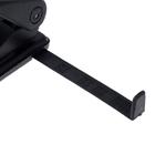 Дырокол на 10 листов, пластиковый, Attomex с линейкой, чёрный - Фото 3