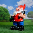 Садовая фигура из гипса «Гном с лейкой», 40×15×26 см - Фото 12