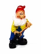 Садовая фигура из гипса «Гном с лопатой», 40×24×16 см - Фото 2