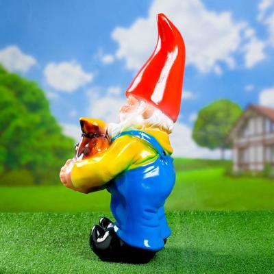 Садовая фигура из гипса «Гном с мешком», 51×25×22 см