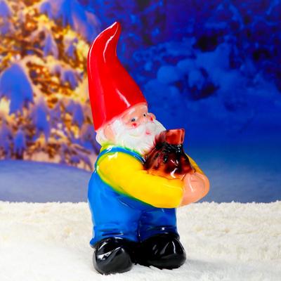 Садовая фигура из гипса «Гном с мешком», 51×25×22 см