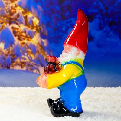 Садовая фигура из гипса «Гном с мешком», 51×25×22 см