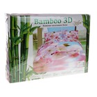 Постельное бельё "Этель Bamboo 3D" 2.0 сп Цветы персика 180*210 см 220*240 см 50*70 + 5 см - - Фото 2