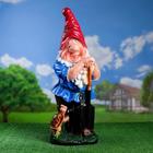 Садовая фигура из гипса «Гном с черепахой», 30×31×72 см - Фото 7