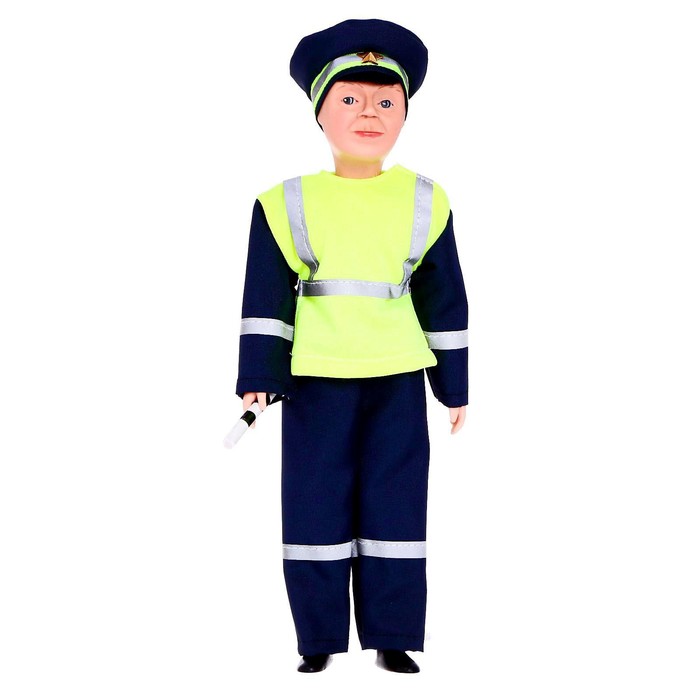 Кукла «Борис - инспектор ДПС», 30 см, МИКС - Фото 1