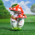 Садовая фигура "Мухомор парочка" 20х18х25см - Фото 1