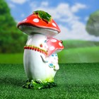 Садовая фигура "Мухомор парочка" 20х18х25см - Фото 2