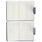 Ежедневник недатированный А5, 160 листов Prestige, обложка искусственная кожа, клапан, синий - фото 59762553