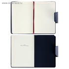 Ежедневник недатированный А5, 160 листов Prestige, обложка искусственная кожа, клапан, синий - фото 59762555