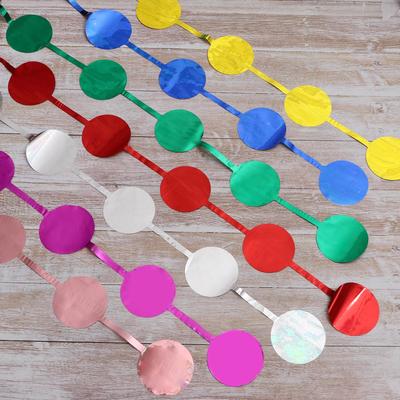 Дождик "Праздник" кружочки, 100х200 см, микс