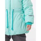 Комплект из полукомбинезона и куртки для девочек «Бэлла», рост 104 см, цвет мятный - Фото 4