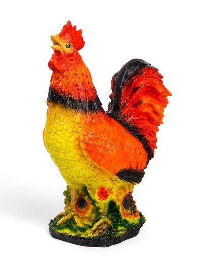 Садовая фигура из гипса «Петух», 28×40×15 см