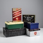 Набор подарочных коробок 6 в 1 «Алкогольный», 20 х 12,5 х 7,5 - 32,5 х 20 х 12,5 см - фото 318371051