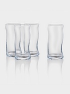 Стаканы Amorf, 400 мл, 4 шт., стекло, прозрачные - Фото 1
