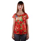 Футболка женская "Все клубнично", размер S - Фото 2