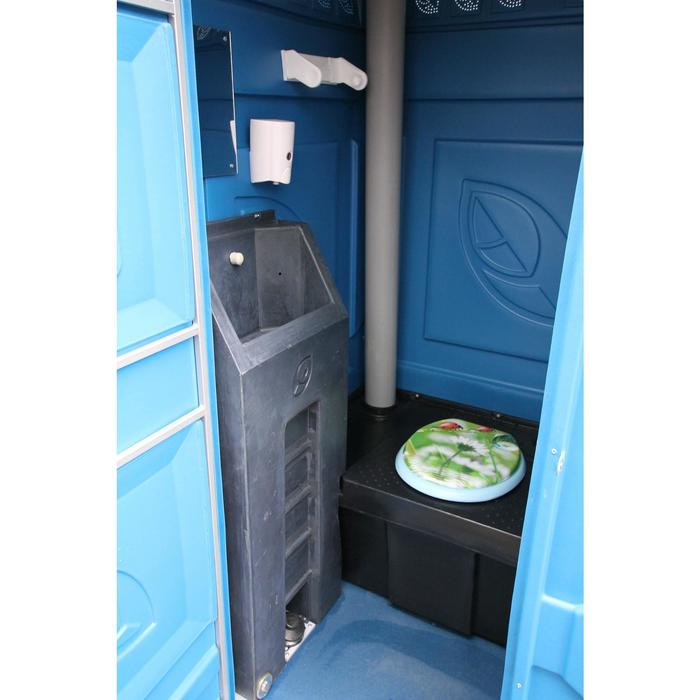 Туалетная кабина, 222,5 × 115 × 111 см, синяя, EcoLight - фото 1885060569