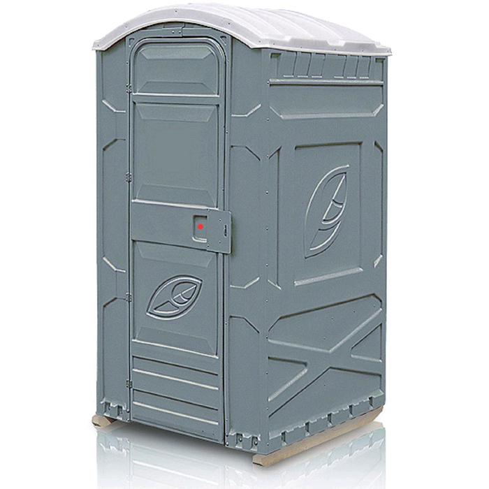 Туалетная кабина, 222,5 × 115 × 111 см, серая, EcoLight - Фото 1