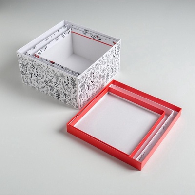 Набор подарочных коробок 3 в 1 «С Новым годом», 18×18×10‒22×22×12 см