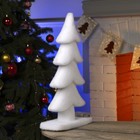 Светодиодная фигура «Ёлочка» 27×52×11 см, флок, батарейки ААх2 (не в комплекте), свечение тёплое белое - Фото 3