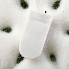 Светодиодная фигура «Снежинка» 20 см, флок, батарейки CR2032х2 (не в комплекте), свечение тёплое белое - фото 9466797