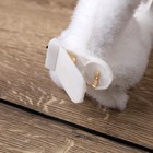 Светодиодная фигура «Белочка» 7×14×5 см, флок, батарейки CR2032×2 (не в комплекте), свечение тёплое белое - Фото 4