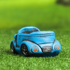 Горшок "Машинка" синий, 14х9х7,5см - фото 7760265