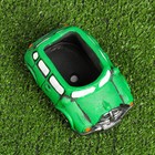 Горшок "Машинка" зеленый, 15х9х6см - фото 7760274