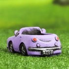Горшок "Машинка" фиолетовый, 13,5х8х7см - фото 7760285