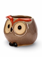Декоративный горшок для цветов «Совёнок Бом», 150 мл, 8×6×5.5 см, керамический  (артикул 5081638)  большой выбор товаров оптом и в розницу по низким ценам с доставкой