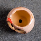 Декоративный горшок для цветов «Совёнок Бом», 180 мл, 7×6×6.5 см, керамический  (артикул 5081639)  большой выбор товаров оптом и в розницу по низким ценам с доставкой