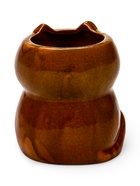 Декоративный горшок для цветов «Лисичка рыжая», керамический, 300 мл, 8×7.5×9.5 см, оранжевый - фото 67924499