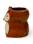 Декоративный горшок для цветов «Лисичка рыжая», керамический, 300 мл, 8×7.5×9.5 см, оранжевый - фото 67924500