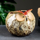 Декоративный горшок для цветов «Совёнок», 550 мл, 11×11.5×10 см, керамика, бежевый - Фото 9