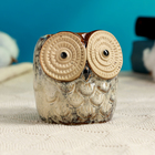 Декоративный горшок для цветов «Совенок», керамический, 200 мл, 8×7×8 см, бежевый - Фото 5