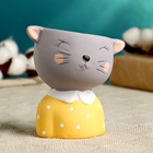 Декоративный горшок для цветов «Милый котёнок», 300 мл, 11×6 см, керамика - Фото 10