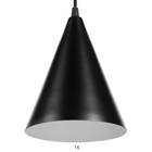 Светильник подвесной BayerLux, 2хЕ14 40 Вт, черный, d=16, h=20+60 см - Фото 4