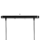 Светильник подвесной BayerLux, 2хЕ14 40 Вт, черный, d=16, h=20+60 см - Фото 5