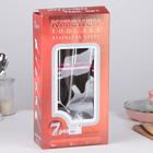 УЦЕНКА Набор кухонных принадлежностей «Металлик», 6 предметов, на подставке - Фото 5