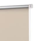 Рулонная штора блэкаут «Слоновая кость», 40х160 см, цвет бежевый - Фото 1